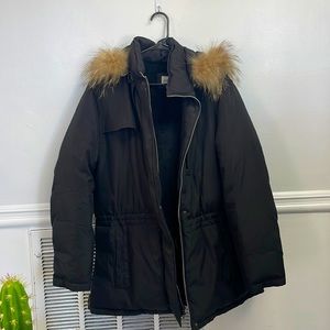St. John’s Bay Fur Hooded Puffer Jacket